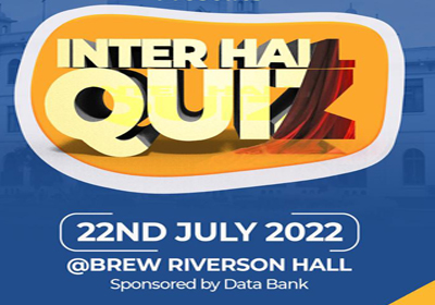 Inter Hall Quiz — Sponsored By DATABANK