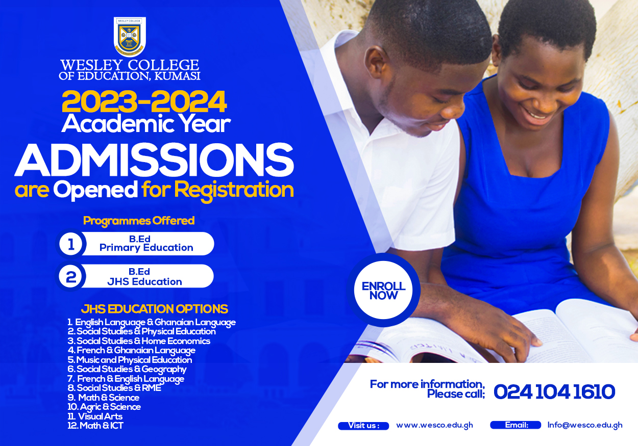 2023/2024 Academic Year Admission Are Opened for Registration