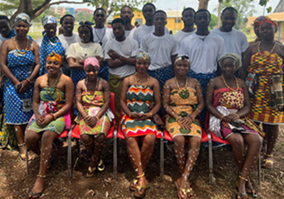 Level 300 Students Showcase Ghanaian Cultural Dance in Stunning Traditional Attire