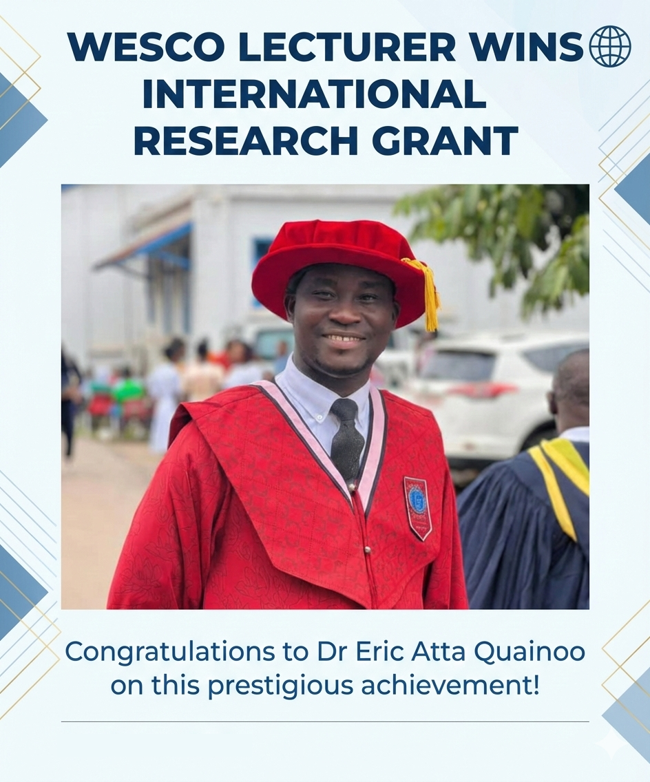 WESCO Lecturer Wins Global Research Grant