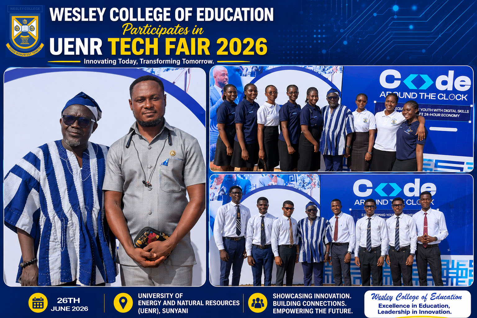 Wesley College of Education Participates in UENR Tech Fair 2026